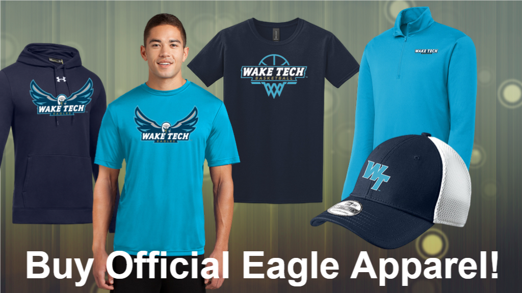 Apparel samples from Wake Tech Athletic Apparel store. 