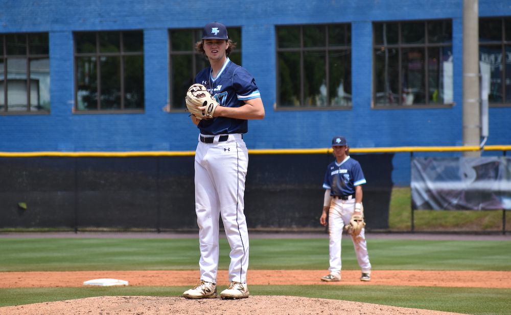 Eagle starter Luke Absher went 6.2 innings recording eight strikeouts, six hits, and three runs with two earned.  