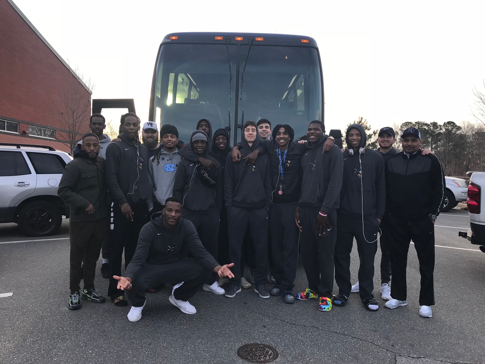 Sunday morning came early for Wake Tech men's basketball- the team boarded a bus at 8:00 am to begin their journey to Danville, IL.
