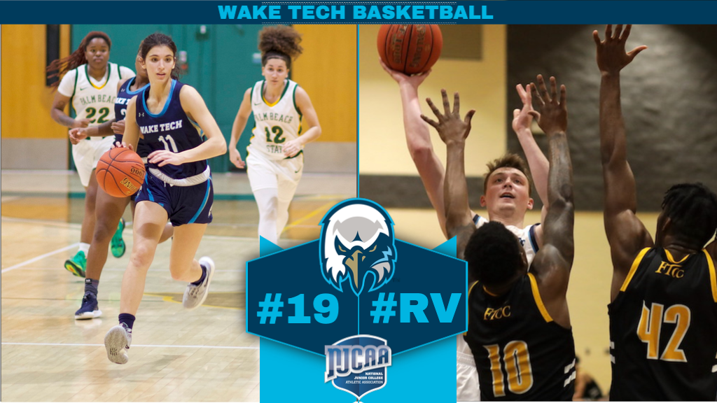 Wake Tech Women's Basketball ranked #19 and Men's Basketball received votes in NJCAA preseason polls.
