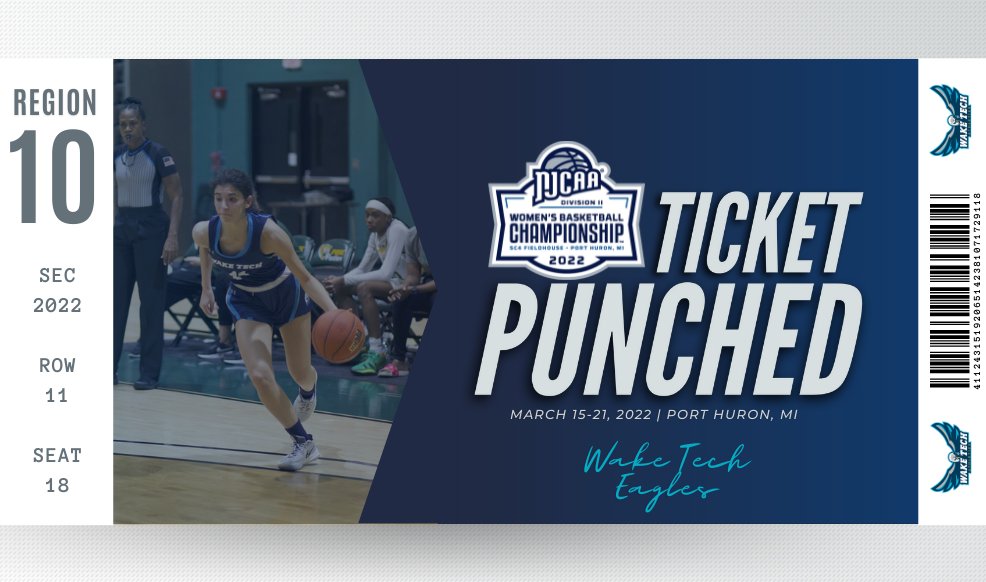 Wake Tech Ticket Punched to NJCAA Tournament