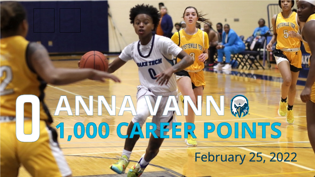 Anna Vann scores 1,000 career points as an Eagle
