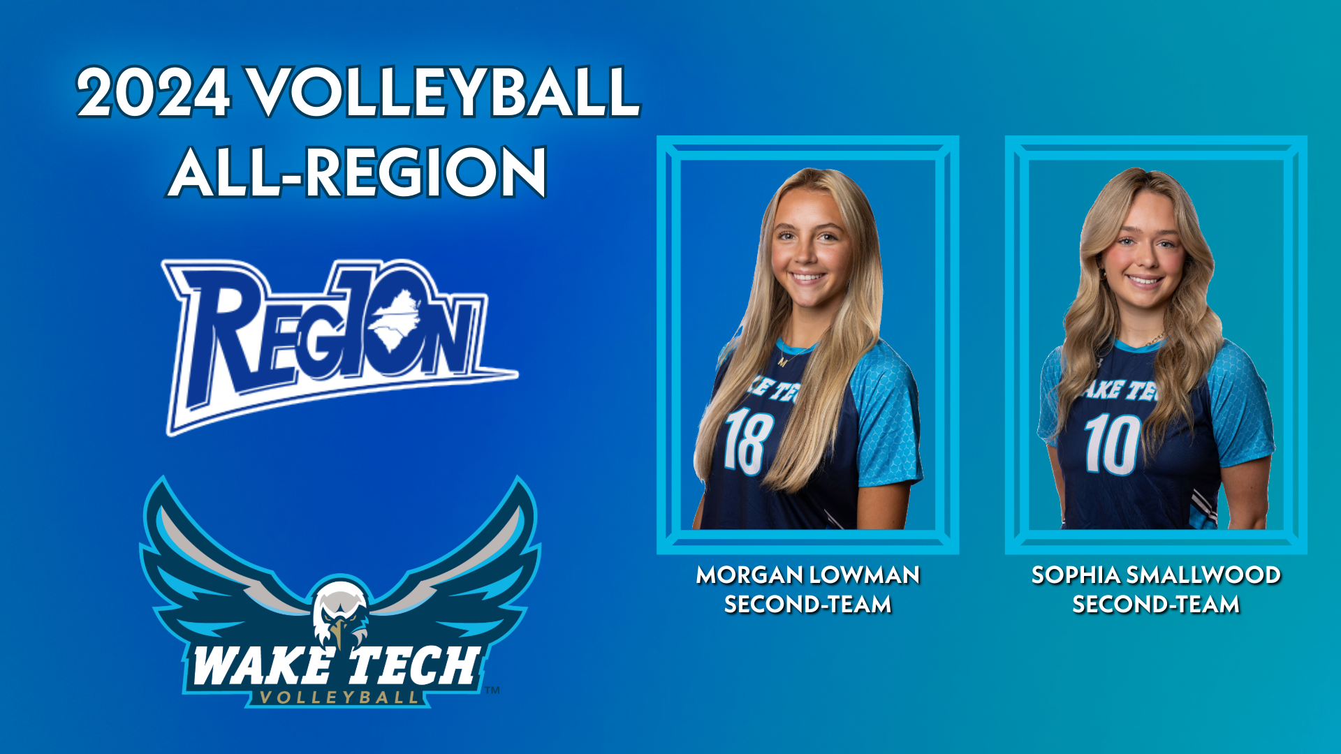 Lowman and Smallwood receive All-Region honors